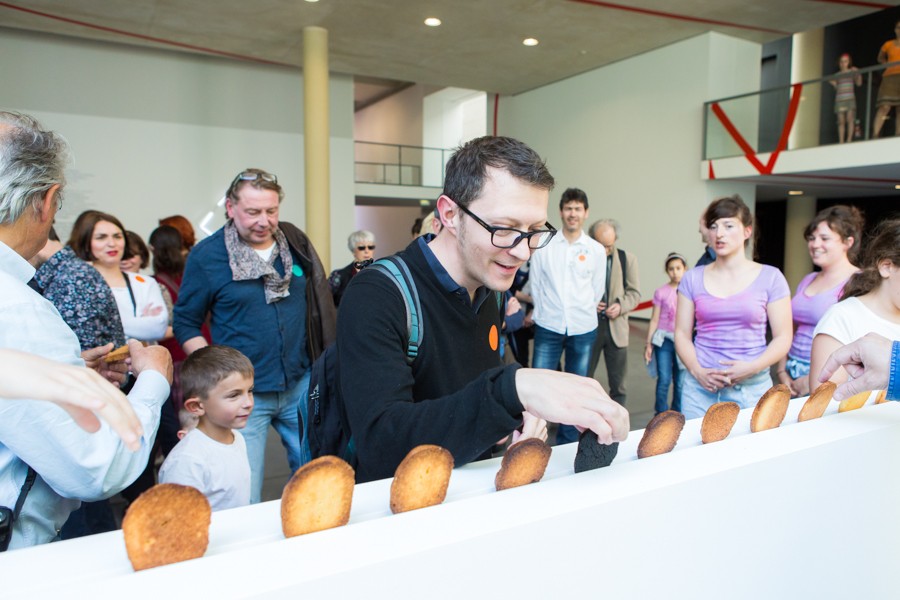 cuisson du biscuit en dégradé