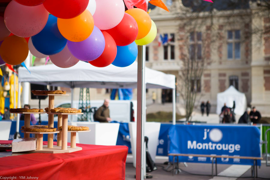 stand de pièce montée de galette des rois