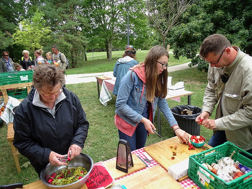 atelier culinaire en plein air