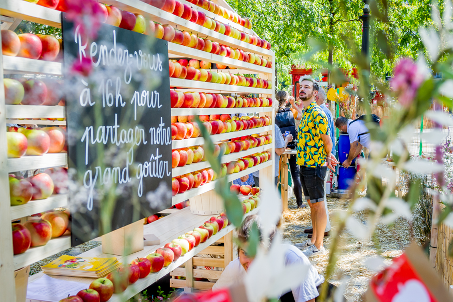 Maison de pommes, rendez-vous pour le goûter.