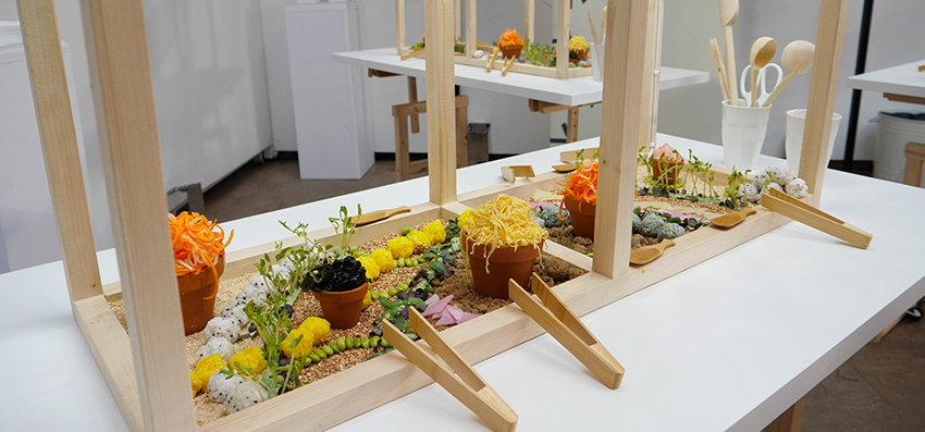 jardin japonais à récolter et à manger